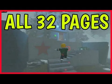 Roblox MEDVED ALL PAGES Location [ 32 Pages and Order of the S.T.A.R. Badge ]
